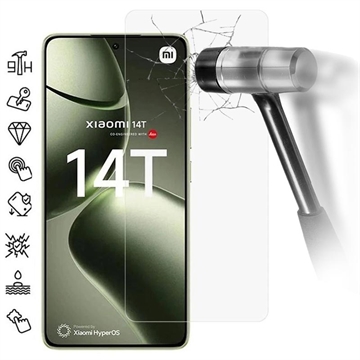 Protecteur d\'Écran Xiaomi 14T/14T Pro en Verre Trempé - Case Friendly - Transparente