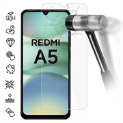 Protecteur d'écran Xiaomi Redmi A5 4G/Poco C71 en verre trempé - 9H - Case Friendly - Transparente