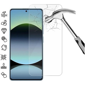 Protecteur d\'écran Xiaomi Redmi Note 14S en verre trempé - 9H - Case Friendly - Transparente