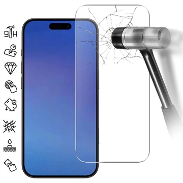 Protecteur d\'écran iPhone Air en verre trempé - 9H - Case Friendly - Transparente