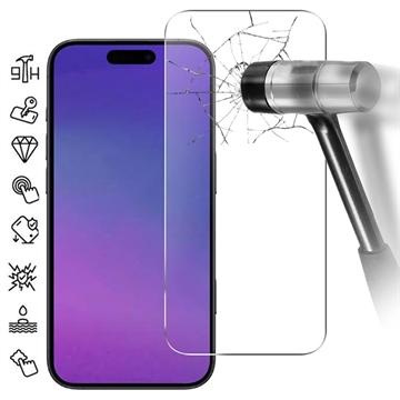 Protecteur d\'écran iPhone 17 en verre trempé - 9H - Case Friendly - Transparente