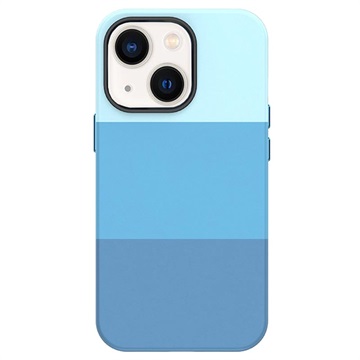 Coque iPhone 14 Plus Revêtue Série Three Shades - Bleue
