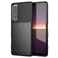 Coque Sony Xperia 1 III en TPU - Série Thunder - Noire