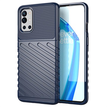 Coque OnePlus 9R en TPU - Série Thunder - Bleue