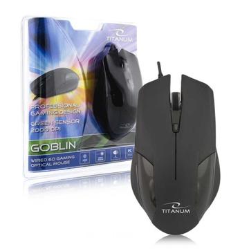 Titanum 6D Goblin Optical Wired Gaming Mouse - Noir