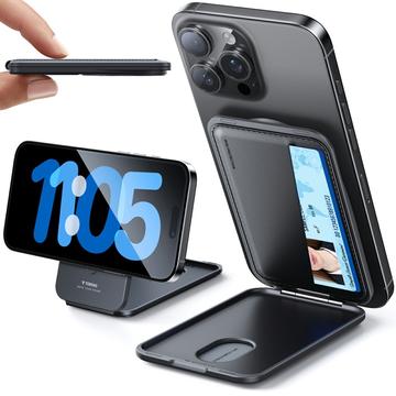 Porte-cartes Torras 360 MagSafe avec support - Noir