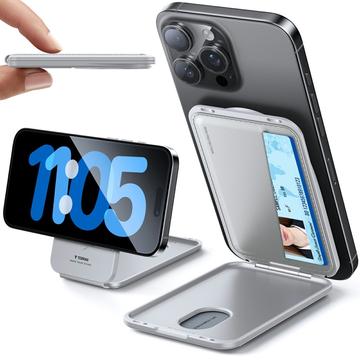 Porte-cartes Torras 360 MagSafe avec support - Gris