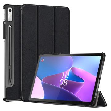 Étui à Rabat Smart Lenovo Tab P11 Pro Gen 2 - Série Tri-Fold - Noir