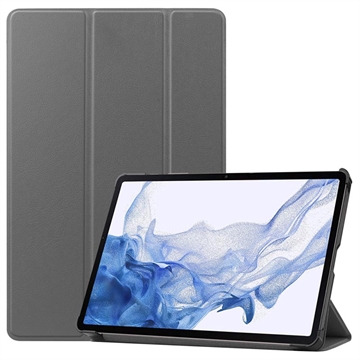 Étui à Rabat Smart Samsung Galaxy Tab S9 - Série Tri-Fold - Gris