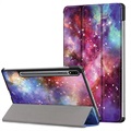 Étui Folio Intelligent Samsung Galaxy Tab S7 - Série Tri-Fold - Galaxie