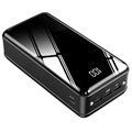 Batterie Externe Rapide Triple USB 50000mAh - PD 18W (Emballage ouvert - Excellent) - Noir