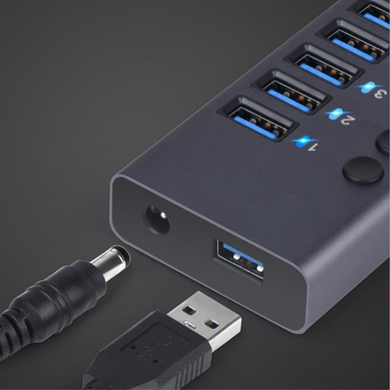Concentrateur USB-C à 9 ports