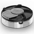Piège à mouches rotatif automatique rechargeable par USB pour usage intérieur - Noir