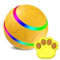 Balle jouet à LED rechargeable par USB avec télécommande pour animaux de compagnie