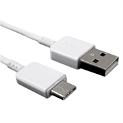Câble de charge USB vers USB-C pour iPhone 15 Pro/15 Pro Max/16 Pro/16 Pro Max - 1m - Blanc