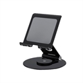 P57 Multifunction Desktop Phone Stand Folding 360° Rotating Metal Tablet Holder for Live Streaming
