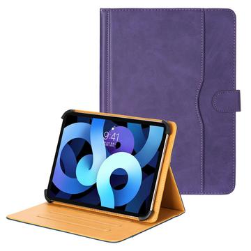 Étui universel en cuir bicolore pour tablette - 11"-12.4" - Violet