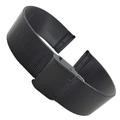 Bracelet universel en acier inoxydable - 16 mm - noir