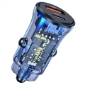 Chargeur Voiture Power Delivery / Quick Charge Usams CC164 - Bleu