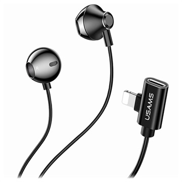 Écouteurs Lightning Intra-Auriculaires Usams US-SJ295 EP-32 - Noirs
