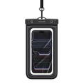Étui étanche universel Usams YD017 IPX8 - 7.2" - Noir