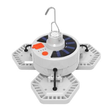 V126 Lanterne de camping solaire avec banque d\'énergie et télécommande