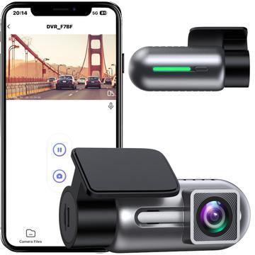 V57 WiFi Mini Dash Cam 1080p - WiFi et contrôle par application