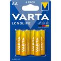Varta Longlife LR6/AA Pile - 6 Pcs.