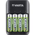 Chargeur de batterie Varta Quattro avec 4 piles R6/AA