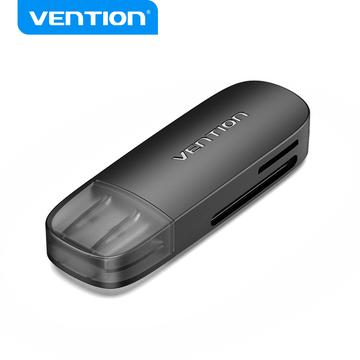 Vention 2-en-1 USB 2.0 lecteur de cartes - Adaptateur de carte mémoire SD et TF externe