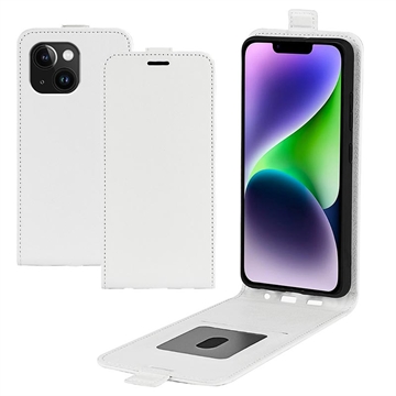 Étui à Rabat Vertical iPhone 15 avec Porte-Cartes