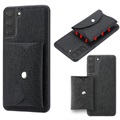 Coque Samsung Galaxy S21+ 5G Vili T avec Portefeuille Magnétique - Noire