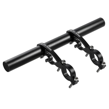 WEST BIKING Extension de guidon en alliage d\'aluminium pour bicyclette Support de fixation double pour lumière de vélo GPS Ordinateur