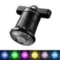 WEST BIKING YP0701331 Feu arrière LED coloré pour vélo Feu arrière intelligent pour vélo Accessoires cyclistes Lampe de sécurité - Installer sous la selle