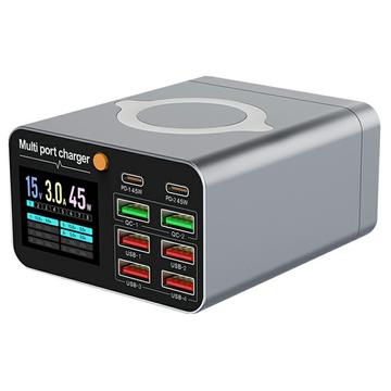 WLX-M2 Station de recharge de bureau GaN avec recharge sans fil - 80W