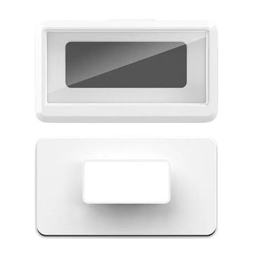 Support mural de téléphone étanche pour salle de bain - 6.8" - Blanc