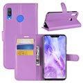 Étui Portefeuille Huawei Nova 3 avec Support - Violet