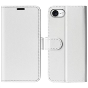 Etui portefeuille iPhone 16e avec fermeture magnétique - Blanc