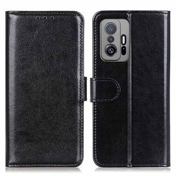 Étui Portefeuille Xiaomi 11T/11T Pro avec Fermeture Magnétique - Noir
