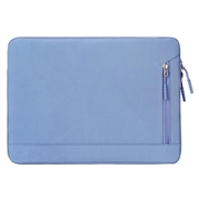 Pochette élégante et résistante à l'eau pour ordinateur portable en Oxford avec pochette latérale - 13.3" - Bleu