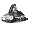 Water Resistant Super Bright LED Headlamp 5000LM - 3x T6, 2x XPE