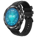 Waterproof Sports Smartwatch with Silicone Strap i32 - Black