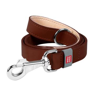 Waudog Laisse classique en cuir pour chien - 20mm, 122cm