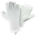 West Biking YP0211265 Gants de cyclisme demi-doigts Shock-Absorb - M - Blanc