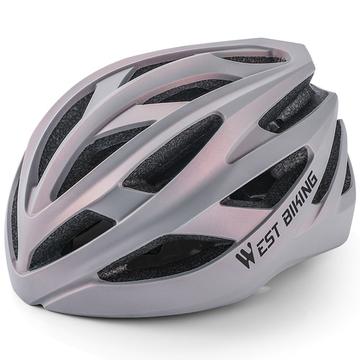 West Biking YP0708118 Casque vélo femme - Gris / Rose