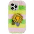 Coque iPhone 14 Pro Max en TPU 3D Plush Hiver Poilu