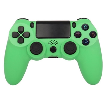 Manette de jeu sans fil pour PS4 Joystick avec haut-parleur et prise casque stéréo - Vert