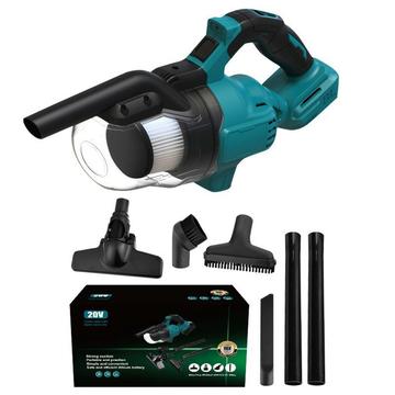 Aspirateur à main sans fil avec filtre HEPA, lumière LED - 9.4Kpa - Vert