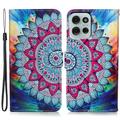 Étui Portefeuille Motorola Moto G75 - Série Wonder - Mandala