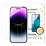 Protecteur d'Écran iPhone 17 Pro Max/16 Pro Max en Verre Trempé Wozinsky Super Tough - 2 Pcs.